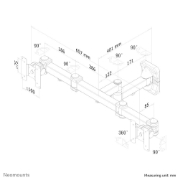 Picture of Neomounts FPMA-W960D Dual monitor/TV mount wall 10-27" - full motion