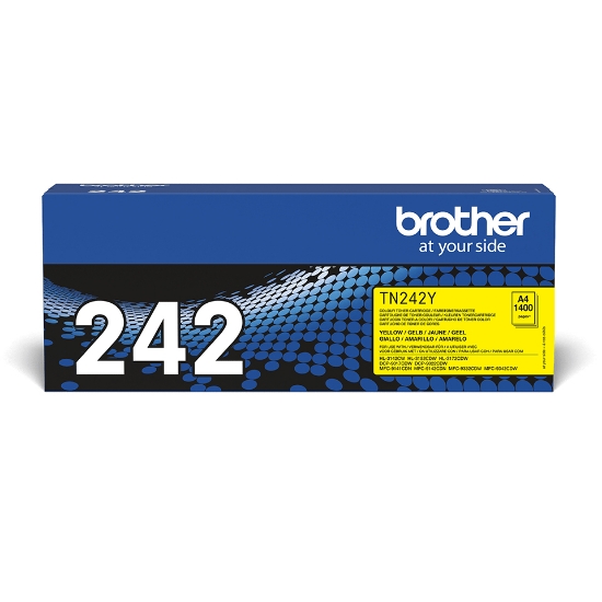Picture of Brother TN-242Y toner cartridge 1 pc(s) Original Yellow