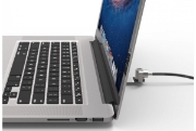 Picture of Compulocks Blade Universal Lock Slot Adapter with Keyed Cable Lock Silver