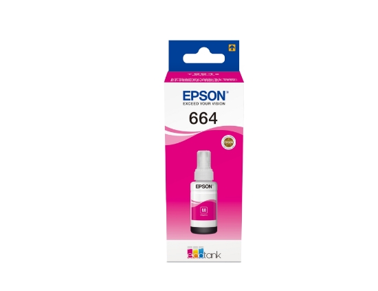 Picture of Epson 664 Ecotank Magenta ink bottle (70ml)