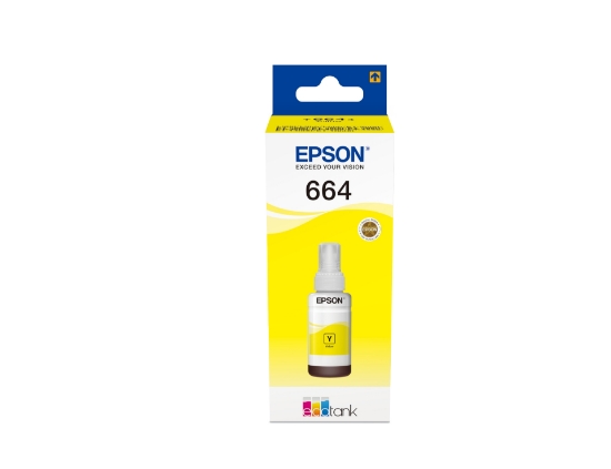 Picture of Epson 664 Ecotank Yellow ink bottle (70ml)