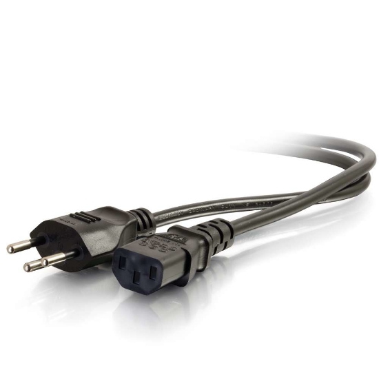 Picture of C2G 2m, SEV 1011 - C13 IEC Black C13 coupler