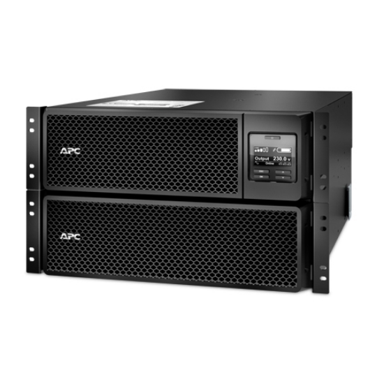 Picture of APC Smart-UPS On-Line SRT8KRMXLI - 8kW/VA, 6x C13 + 4x C19 + hardwire 1phase output, rack mountable, Embedded NMC