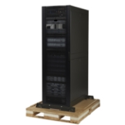 Picture of APC NetShelter SX, Server Rack Enclosure, 42U, Shock Packaging, 2000 lbs, Black, 2124H x 750W x 1070D mm