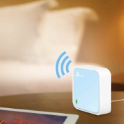 Picture of TP-Link TL-WR802N wireless router Fast Ethernet Single-band (2.4 GHz) Blue, White