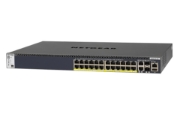 Picture of NETGEAR M4300-28G-PoE+ Managed L2/L3/L4 10G Ethernet (100/1000/10000) Power over Ethernet (PoE) 1U Black