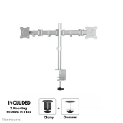 Picture of Neomounts NM-D135DSILVER Monitor arm 10-27"