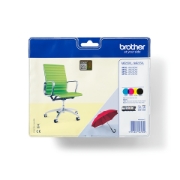 Picture of Brother LC229XLVALBPDR ink cartridge 4 pc(s) Original Black, Cyan, Magenta, Yellow