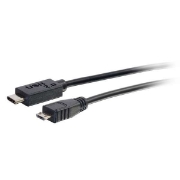 Picture of C2G 1m USB 2.0 USB Type C to USB Micro B Cable M/M - USB C Cable Black