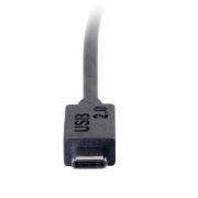 Picture of C2G 1m USB 2.0 USB Type C to USB Micro B Cable M/M - USB C Cable Black