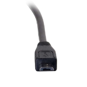 Picture of C2G 1m USB 2.0 USB Type C to USB Micro B Cable M/M - USB C Cable Black