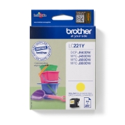 Picture of Brother LC221Y ink cartridge 1 pc(s) Original Yellow