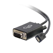 Picture of C2G USB 2.0 USB-C to DB9 Serial RS232 Adapter Cable - USB / serial cable - Black