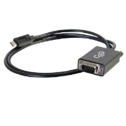 Picture of C2G USB 2.0 USB-C to DB9 Serial RS232 Adapter Cable - USB / serial cable - Black