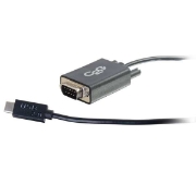 Picture of C2G USB 2.0 USB-C to DB9 Serial RS232 Adapter Cable - USB / serial cable - Black