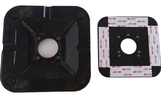 Picture of Compulocks Rise Pole Adhesive Base Black