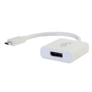 Picture of C2G USB C to DisplayPort Adapter Converter - USB Type C to DisplayPort White