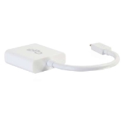 Picture of C2G USB C to DisplayPort Adapter Converter - USB Type C to DisplayPort White