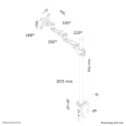 Picture of Neomounts FPMA-D935POLE70 Monitor arm 10-30"