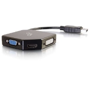 Picture of C2G DisplayPort to HDMI, VGA, or DVI Adapter Converter - Black