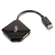 Picture of C2G DisplayPort to HDMI, VGA, or DVI Adapter Converter - Black