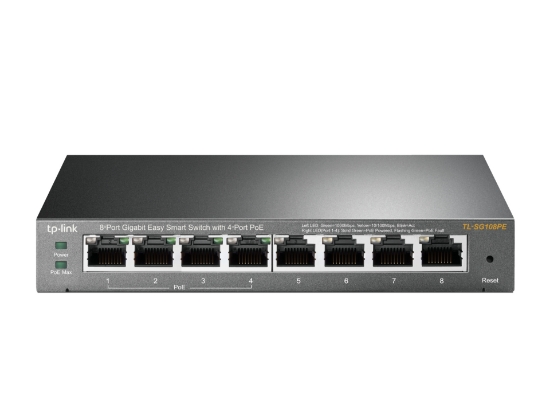 Picture of TP-Link 8-Port Gigabit Easy Smart Switch with 4-Port PoE