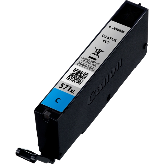 Picture of Canon CLI-571XL High Yield Cyan Ink Cartridge