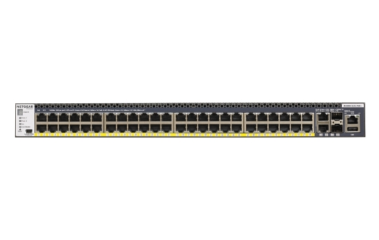 Picture of NETGEAR M4300-52G-PoE+ 550W PSU Managed L2/L3/L4 Gigabit Ethernet (10/100/1000) Power over Ethernet (PoE) 1U Black