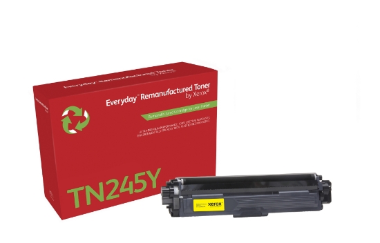 Picture of Everyday ™ Yellow Remanufactured Toner by Xerox compatible with Brother TN245Y, High capacity