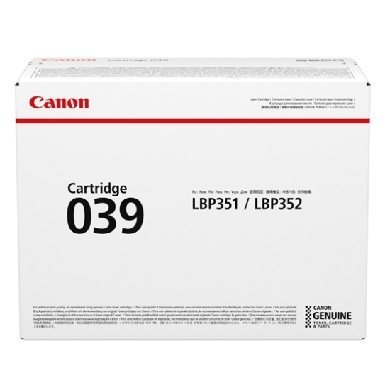 Picture of Canon 039 toner cartridge 1 pc(s) Original Black
