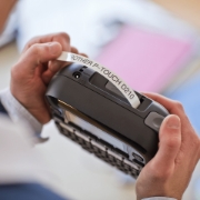 Picture of Brother PT-D210VP label printer Thermal transfer 180 x 180 DPI 20 mm/sec QWERTY
