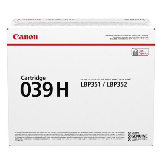 Picture of Canon 039H toner cartridge 1 pc(s) Original Black