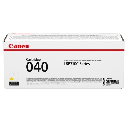 Picture of Canon 040 toner cartridge 1 pc(s) Original Yellow