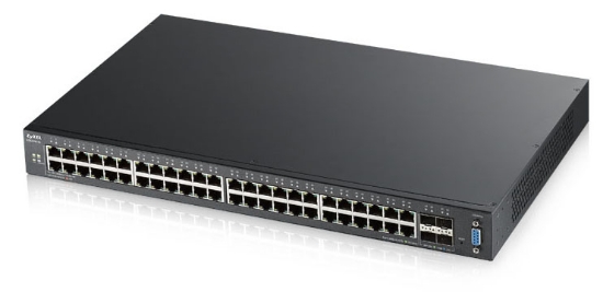 Picture of Zyxel XGS2210-52 Managed L2 Gigabit Ethernet (10/100/1000) 1U Black