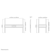 Picture of Neomounts LFD-W1500 TV mount wall 60-100" - fixed - landscape and portrait