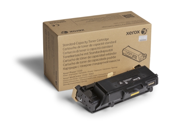 Picture of Xerox Genuine Phaser® 3330, WorkCentre® 3300 Series Black Standard capacity Toner Cartridge (2600 Pages) - 106R03620