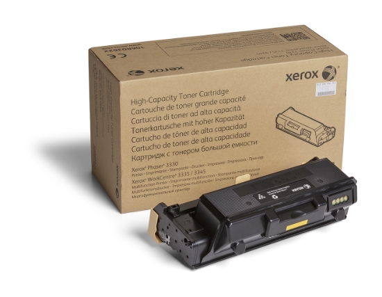 Picture of Xerox Genuine Phaser® 3330, WorkCentre® 3300 Series Black High capacity Toner Cartridge (8500 Pages) - 106R03622