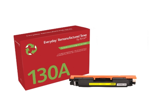 Picture of Everyday Remanufactured Everyday™ Yellow Remanufactured Toner by Xerox compatible with HP 130A (CF352A), Standard capacity