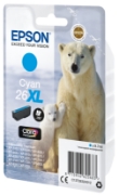 Picture of Epson Polar bear Singlepack Cyan 26XL Claria Premium Ink