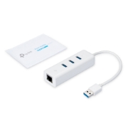 Picture of TP-Link UE330 laptop dock/port replicator Wired USB 3.2 Gen 1 (3.1 Gen 1) Type-A White