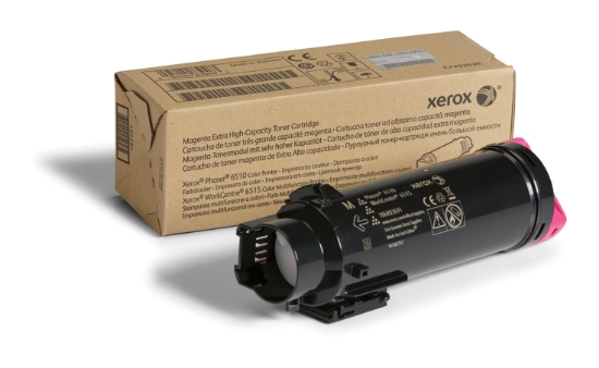 Picture of Xerox Genuine Phaser® 6510, WorkCentre® 6515 Magenta Extra High capacity Toner Cartridge (4300 Pages) - 106R03691