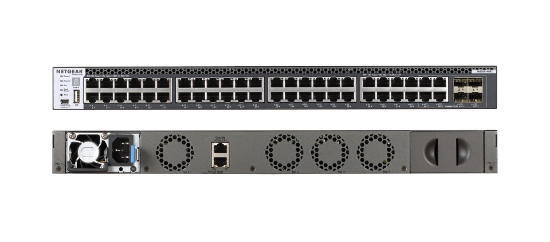 Picture of NETGEAR M4300-48X/US/EME Managed 10G Ethernet (100/1000/10000) 1U Grey