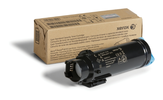 Picture of Xerox Genuine Phaser® 6510, WorkCentre® 6515 Cyan Standard capacity Toner Cartridge (1000 Pages) - 106R03473