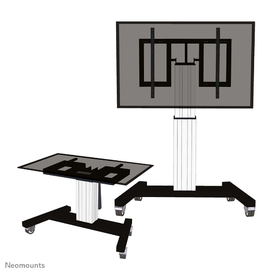 Picture of Neomounts PLASMA-M2500TSILVER TV trolley 42-100" - motorised - table tilt function