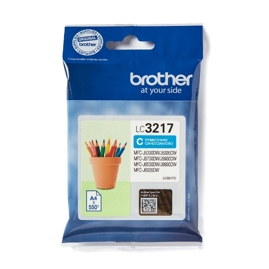 Picture of Brother LC3217C ink cartridge 1 pc(s) Original Cyan