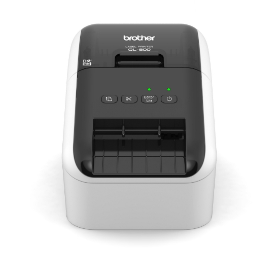 Picture of Brother QL-800 label printer Direct thermal Colour 300 x 600 DPI 148 mm/sec Wired DK