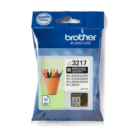 Picture of Brother LC3217BK ink cartridge 1 pc(s) Original Black