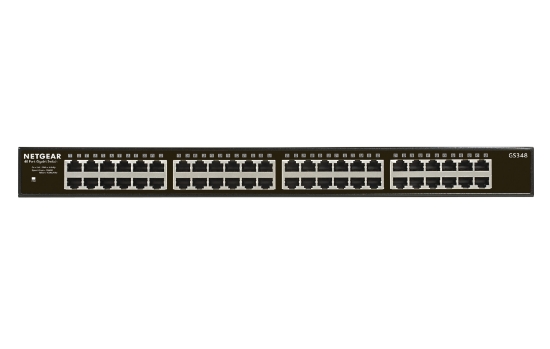 Picture of NETGEAR GS348 Unmanaged Gigabit Ethernet (10/100/1000) 1U Black