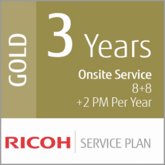 Picture of Ricoh 3 Year Gold Service Plan (Mid-Vol Production) 3 year(s)
