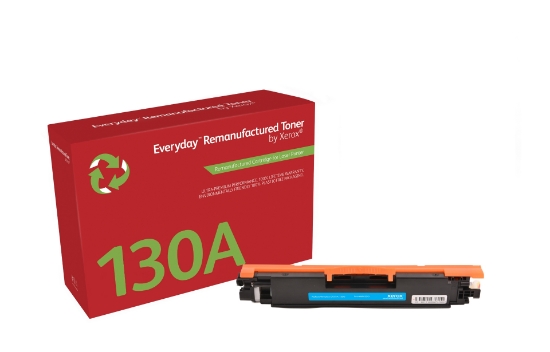 Picture of Everyday Remanufactured Everyday™ Cyan Remanufactured Toner by Xerox compatible with HP 130A (CF351A), Standard capacity